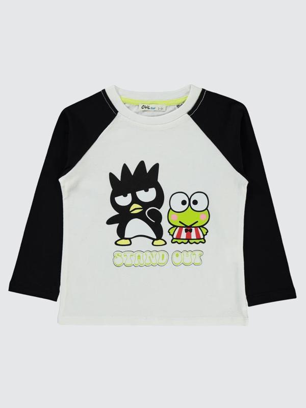 Civil Boys Sanrio Bad Badtz Maru 2-5 Yaş Sweatshirt - Ekru3-4 Yaş - Image 1