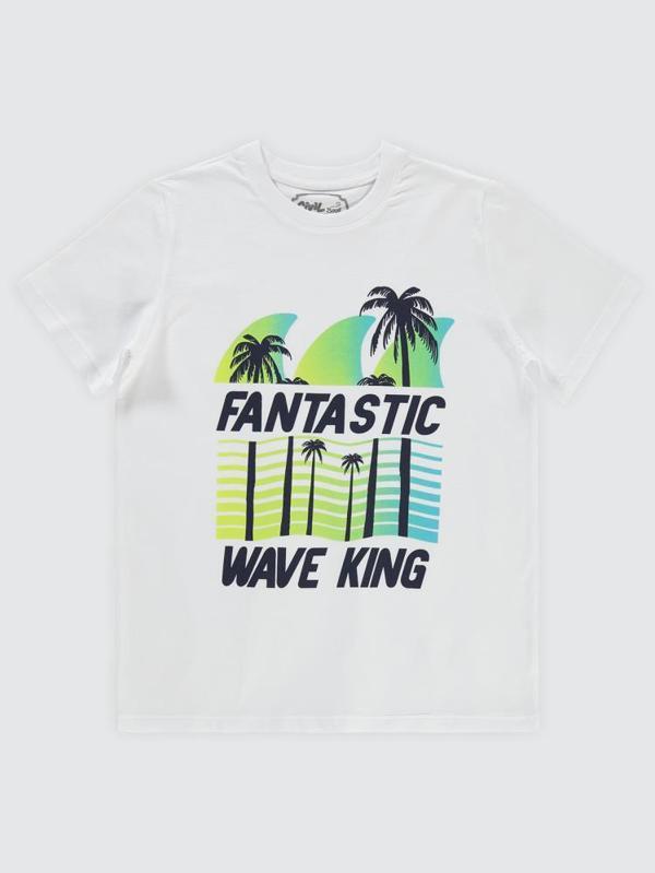 Civil Boys Fantastic Baskılı 10-13 Yaş Tişört - Beyaz12-13 Yaş - Image 1