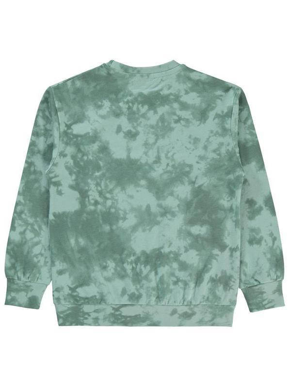 Civil Boys Batik Desenli 6-9 Yaş Sweatshirt - Yeşil6-7 Yaş - Image 1
