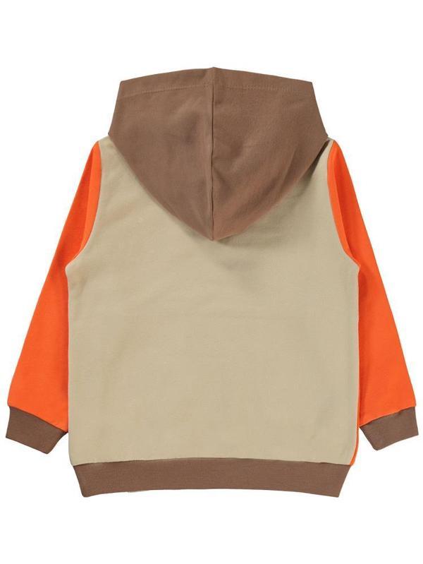 Civil Boys Cool Dog Baskılı Kapşonlu 2-5 Yaş Sweatshirt - Turuncu2-3 Yaş - Image 1