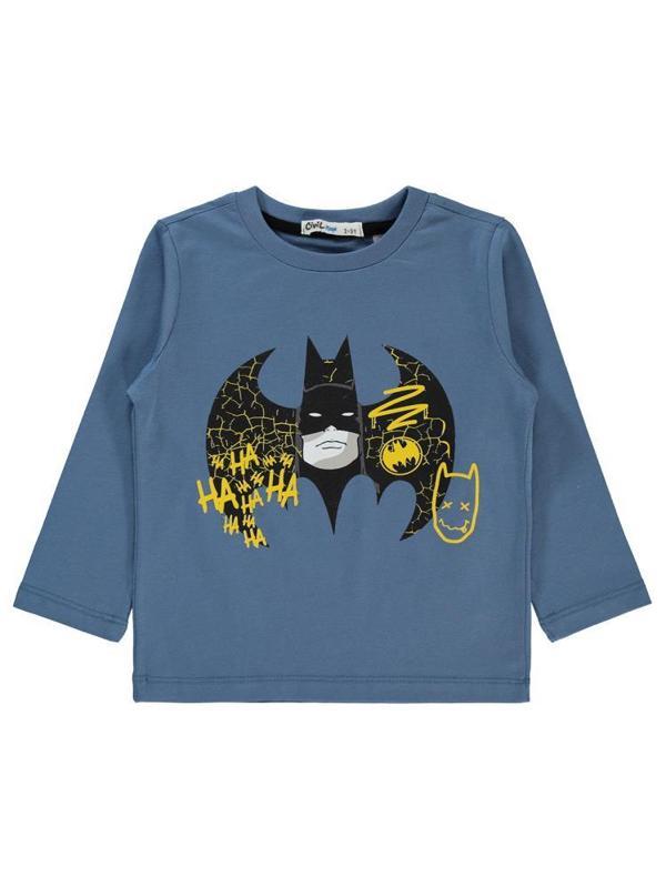 Batman Baskılı 2-5 Yaş Sweatshirt - Mavi4-5 Yaş - Image 1