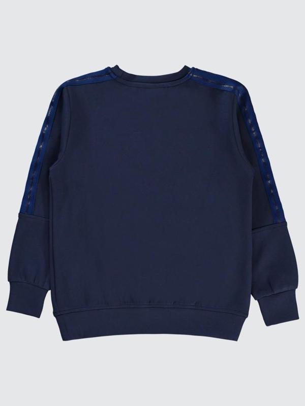 Pierre Cardin PC Baskılı 6-9 Yaş Sweatshirt - Lacivert9-10 Yaş - Image 1