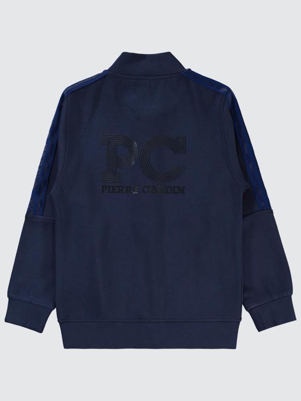 Pierre Cardin PC Baskılı 6-9 Yaş Hırka - Lacivert6-7 Yaş - Image 1