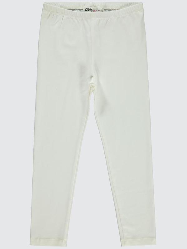 Civil Girls Basic 6-9 Yaş Tayt - Ekru9-10 Yaş - Image 1