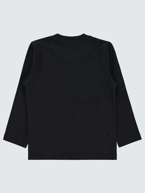 Civil Boys Puzzle Baskılı 2-5 Yaş Sweatshirt - Siyah3-4 Yaş - Image 1
