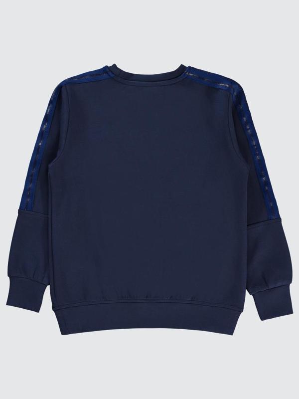 Pierre Cardin PC Baskılı 10-12 Yaş Sweatshirt - Lacivert12-13 Yaş - Image 1