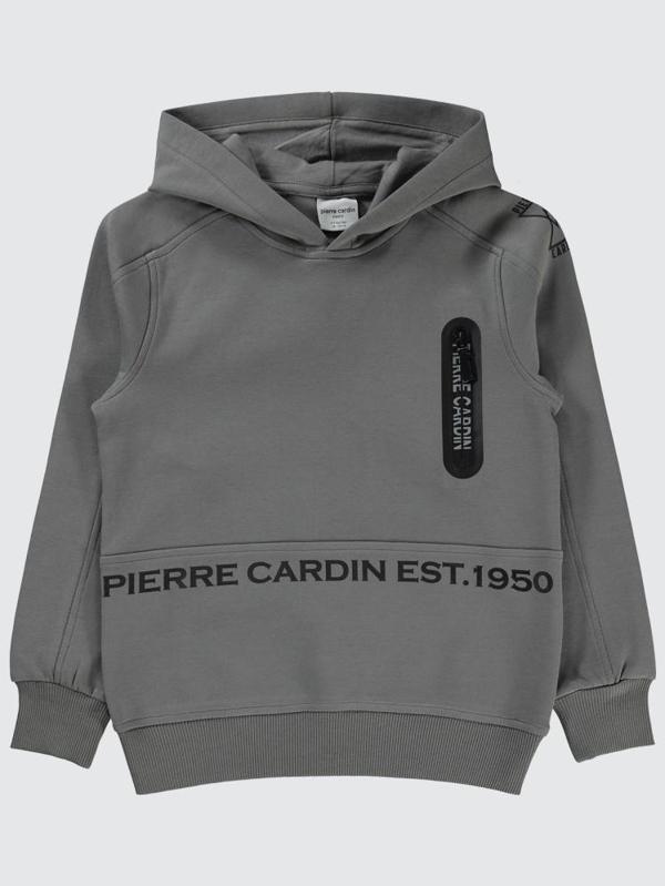 Pierre Cardin Fermuar Cepli 6-9 Yaş Sweatshirt - Gri9-10 Yaş - Image 1