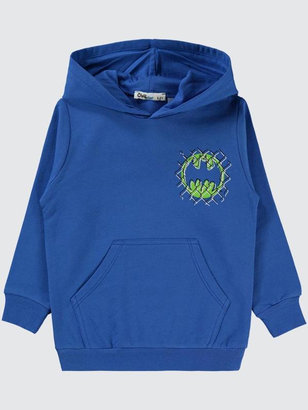 Batman Baskılı 2-5 Yaş Sweatshirt - Mavi3-4 Yaş - Image 1