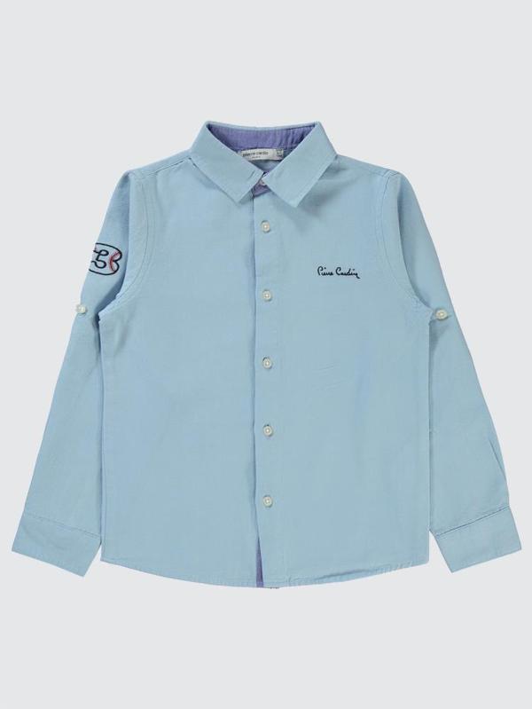 Pierre Cardin Garnili 10-12 Yaş Gömlek - Mavi10-11 Yaş - Image 1