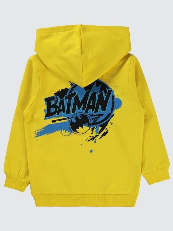Batman Baskılı 2-5 Yaş Sweatshirt - Sarı5-6 Yaş - Image 1