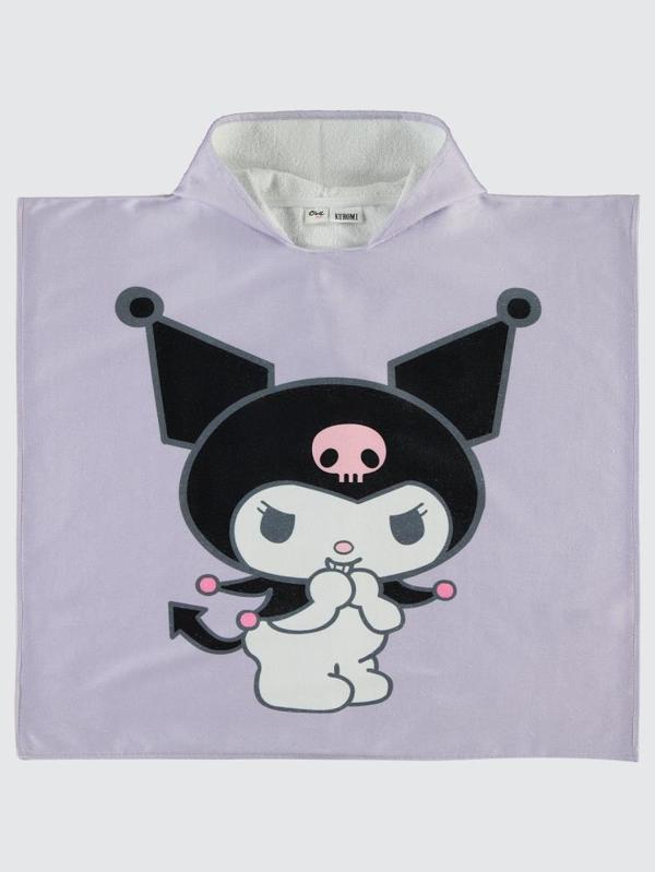 Kuromi Kız Çocuk Pelerin - LilaStandart - Image 1