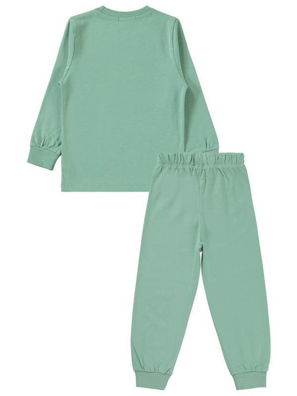 Kukuli Baskılı 2-5 Yaş Pijama Takımı - Haki4-5 Yaş - Image 1