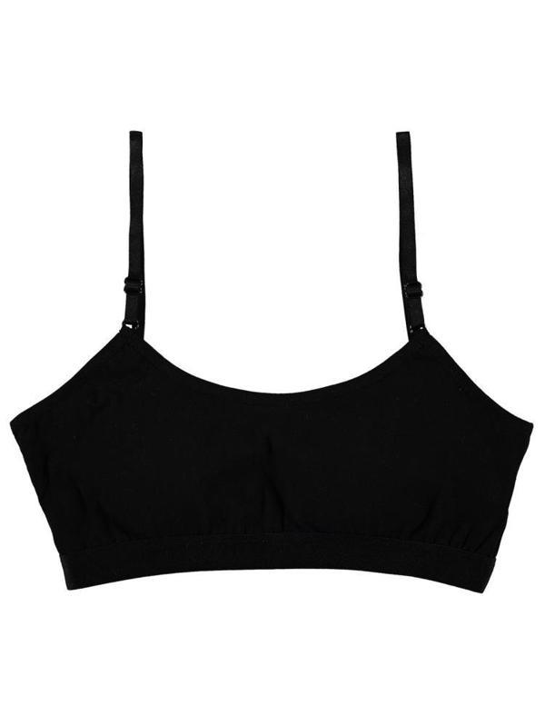 Civil Girls Düz Pedli 8-12 Yaş Büstiyer - Siyah8-9 Yaş - Image 1