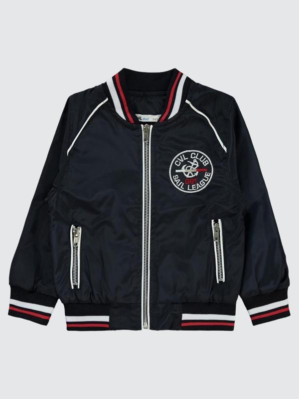 Civil Boys Nakışlı 2-5 Yaş Ceket - Lacivert3-4 Yaş - Image 1