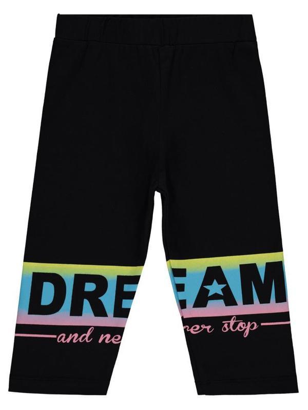 Civil Girls Dream Baskılı 10-13 Yaş Tayt - Siyah11-12 Yaş - Image 1