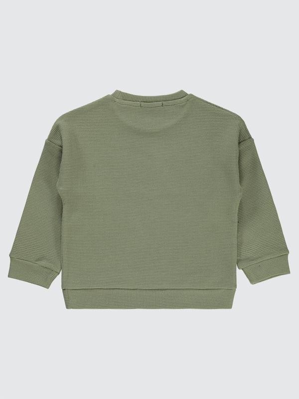 Civil Boys Beli Üçgen Armalı 2-5 Yaş Sweatshirt - Haki2-3 Yaş - Image 1