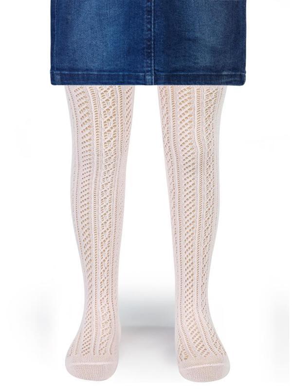 Civil Girls Fileli 3-11 Yaş Külotlu Çorap - Pembe11-12 Yaş - Image 1