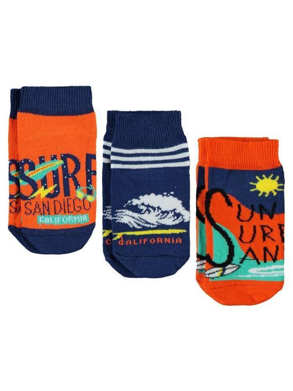 Civil Boys Surf 3'lü 2-12 Yaş Erkek Patik Çorap - Standart10-11 Yaş - Image 1