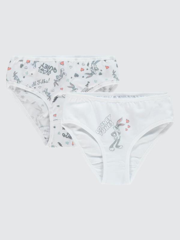Bugs Bunny 2-10 Yaş 2'li Külot Set - Standart4-5 Yaş - Image 1