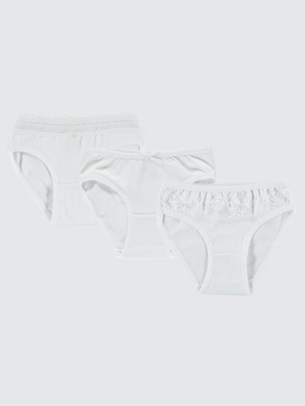 Liliana 3'lü Kız Külot Set - Standart11-12 Yaş - Image 1