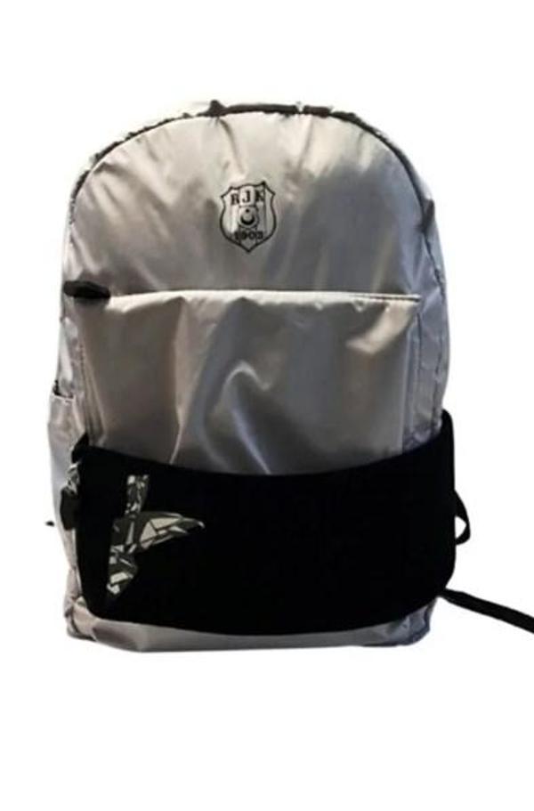 Beşiktaş Orijinal Lisanslı Spor Sırt Çantası Kartal Bant Detaylı Bjk Siyah Çanta - Image 1