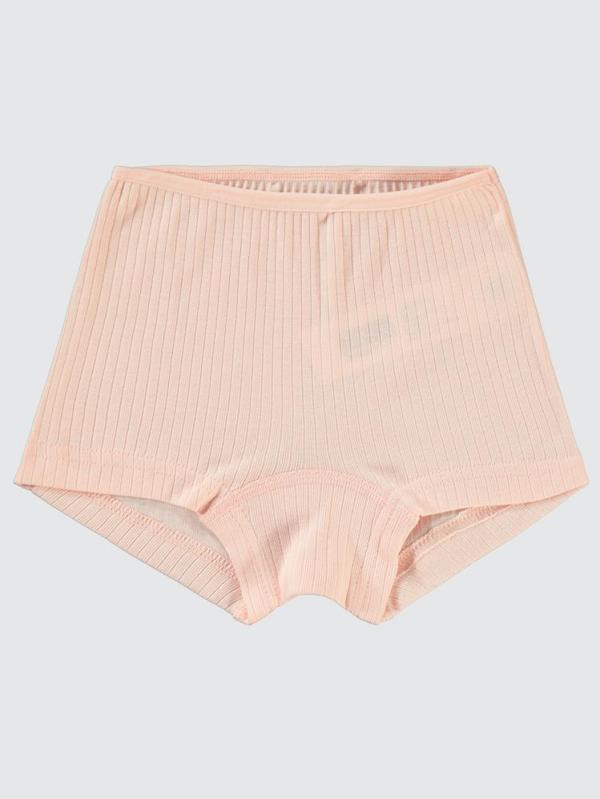 Civil Girls Ribana Çizgili 2-10 Yaş 2'li Boxer Set - Ekru10-11 Yaş - Image 1