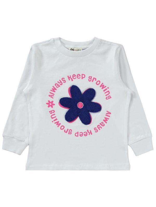 Civil Girls Papatya Desenli 2-5 Yaş Pijama Takımı - Mavi4-5 Yaş - Image 1