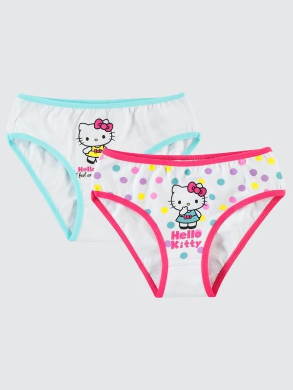 Hello Kitty 2-10 Yaş 2'li Külot Set - Standart8-9 Yaş - Image 1