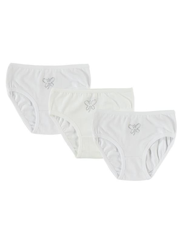Sweety Aksesuarlı 3'lü Kız Külot Set - Standart1-2 Yaş - Image 1