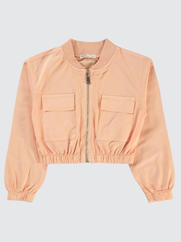 Civil Girls Crop 10-13 Yaş Ceket - Pudra13-14 Yaş - Image 1