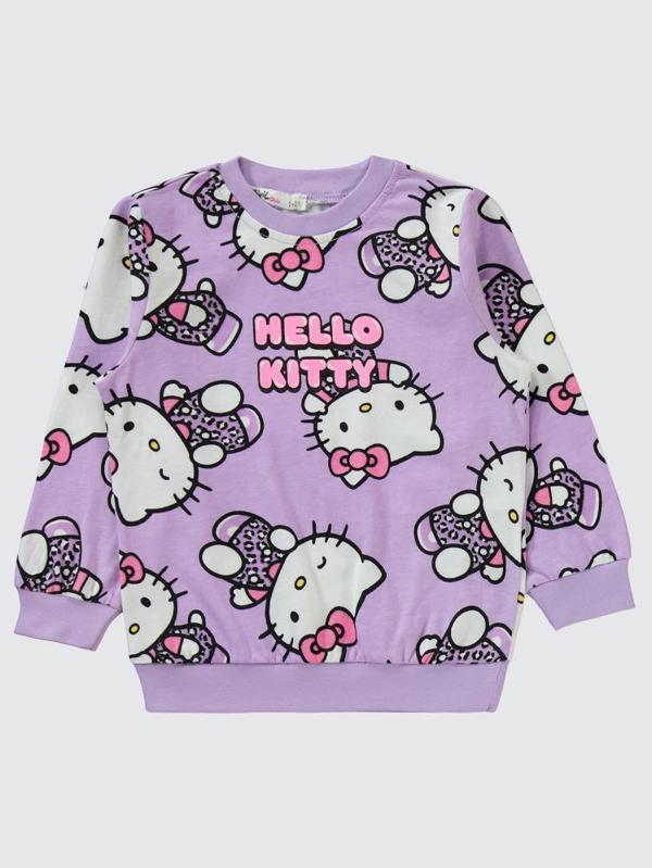 Hello Kitty 2-5 Yaş Pijama Takımı - Lila4-5 Yaş - Image 1