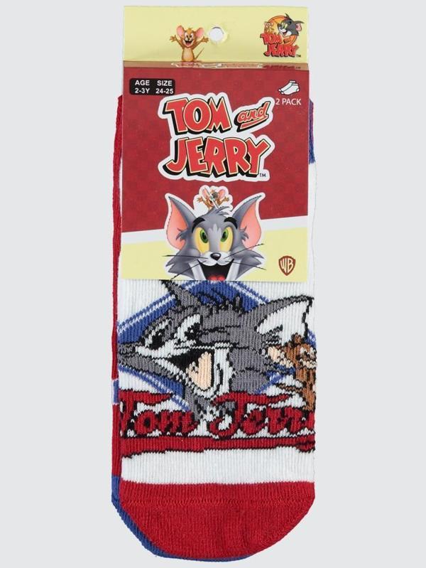 Tom and Jerry 2-12 Yaş Patik Çorap - Standart6-7 Yaş - Image 1