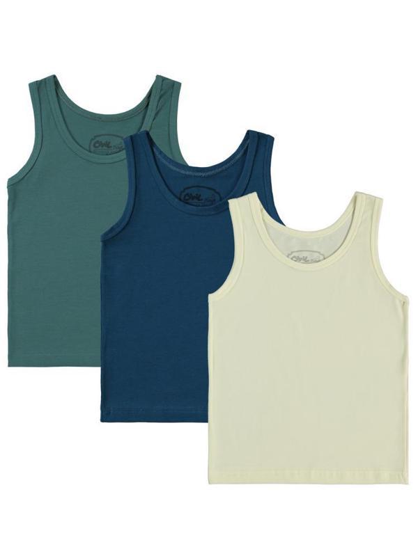 Civil Boys Soft Colors 2-10 Yaş 3'lü Atlet Set - Standart2-3 Yaş - Image 1