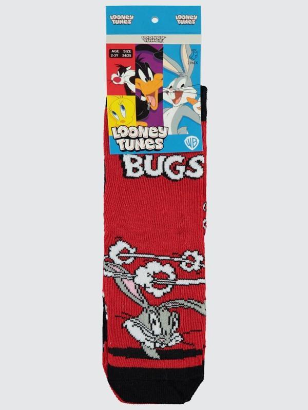 Bugs Bunny 2'li 2-12 Yaş Kız Soket Çorap - Standart2-3 Yaş - Image 1