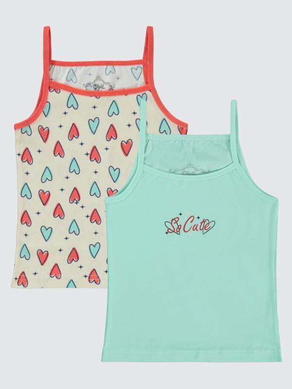 Civil Girls Cute 2-10 Yaş 2'li Atlet Set - Standart2-3 Yaş - Image 1