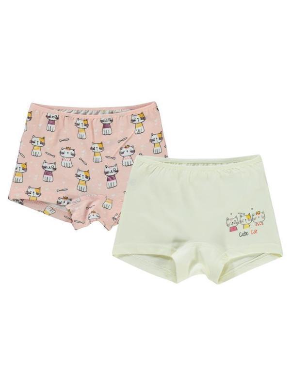 Civil Girls Kız Çocuk 2'li Boxer Set 2-10 Yaş  - Standart6-7 Yaş - Image 1