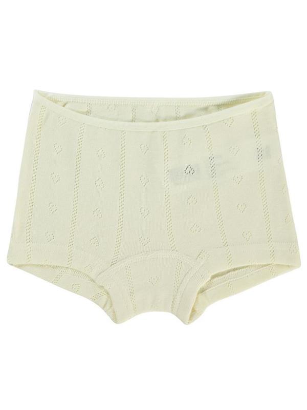 Civil Girls Jakarlı Kalp 2-10 Yaş 2'li Boxer Set - Ekru10-11 Yaş - Image 1