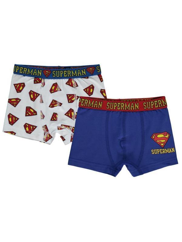 Süperman 2-10 Yaş 2'li Boxer Set - Standart10-11 Yaş - Image 1