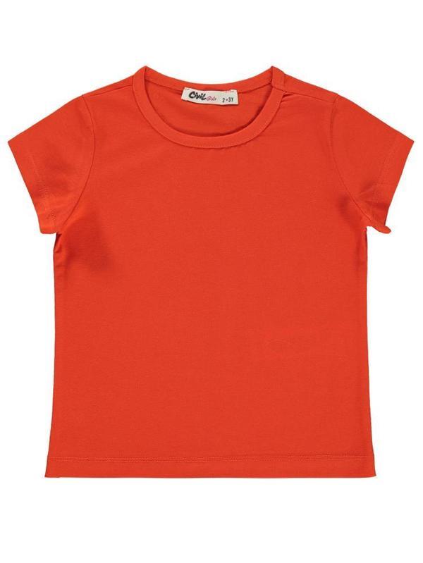 Civil Girls Basic 2-5 Yaş Tişört - Turuncu2-3 Yaş - Image 1