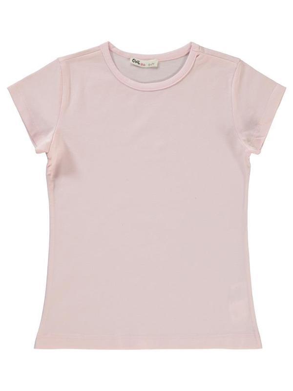 Civil Girls Basic 6-9 Yaş Tişört - Pembe9-10 Yaş - Image 1