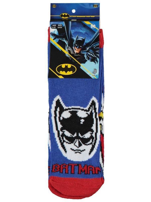 Batman 2'li 2-12 Yaş Erkek Soket Çorap - Standart4-5 Yaş - Image 1