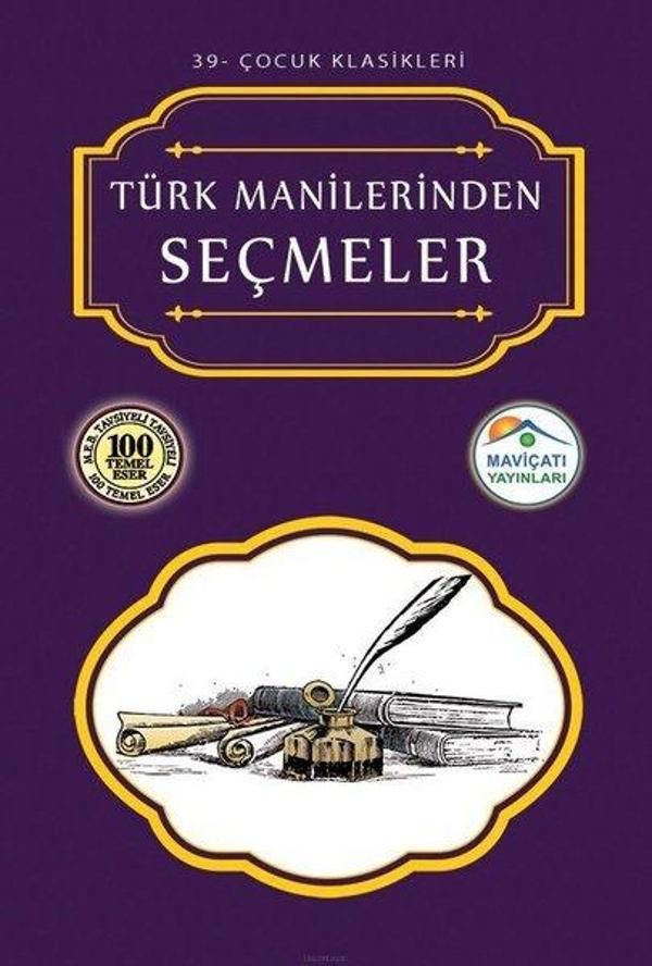 Türk Manilerinden Seçmeler-Çocuk Klasikleri 39 - Mavi Çatı Yayınları - Image 1