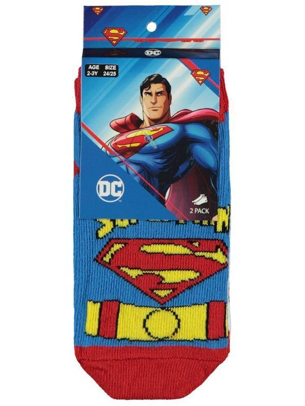 Süperman 2-12 Yaş Erkek Patik Çorap - Standart10-11 Yaş - Image 1