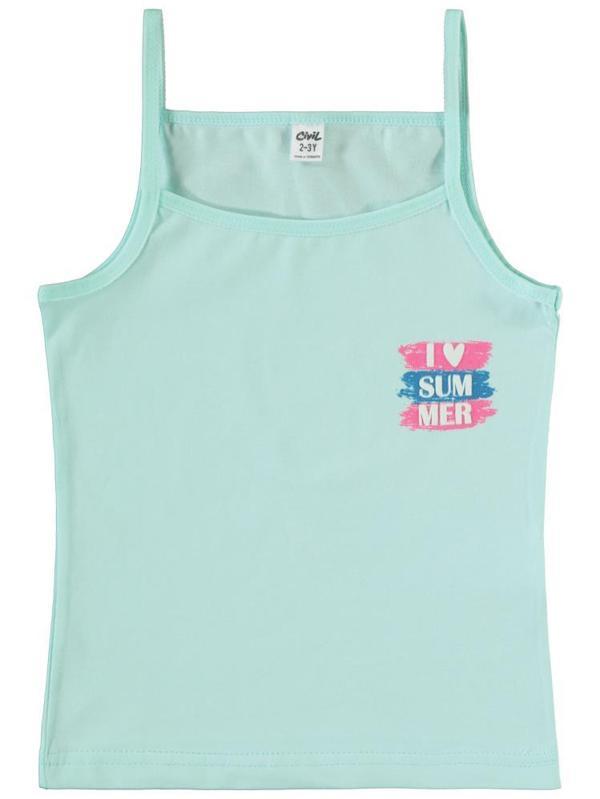 Civil Girls Summer 2-10 Yaş 2'li Atlet Set - Standart2-3 Yaş - Image 1