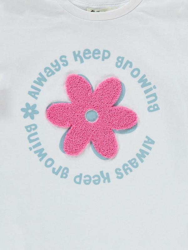 Civil Girls Papatya Desenli 2-5 Yaş Pijama Takımı - Pembe3-4 Yaş - Image 1