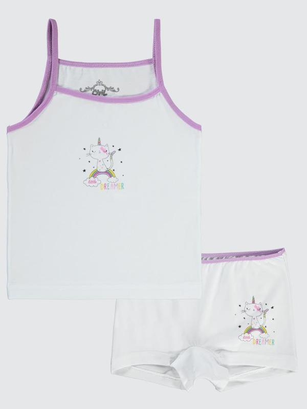 Civil Girls Unicorn 2-10 Yaş İç Çamaşır Takım - Standart8-9 Yaş - Image 1