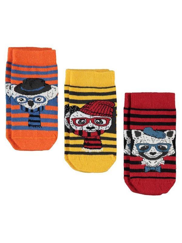 Civil Boys Cool Animal 3'lü 2-12 Yaş Erkek Soket Çorap - Standart5-6 Yaş - Image 1