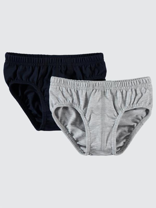 Civil Boys Basic 2-10 Yaş 2'li Külot Set - Gri4-5 Yaş - Image 1