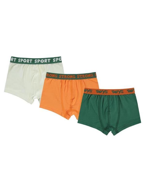 Civil Boys Strong  2-10 Yaş 3'lü Boxer Set - Standart8-9 Yaş - Image 1