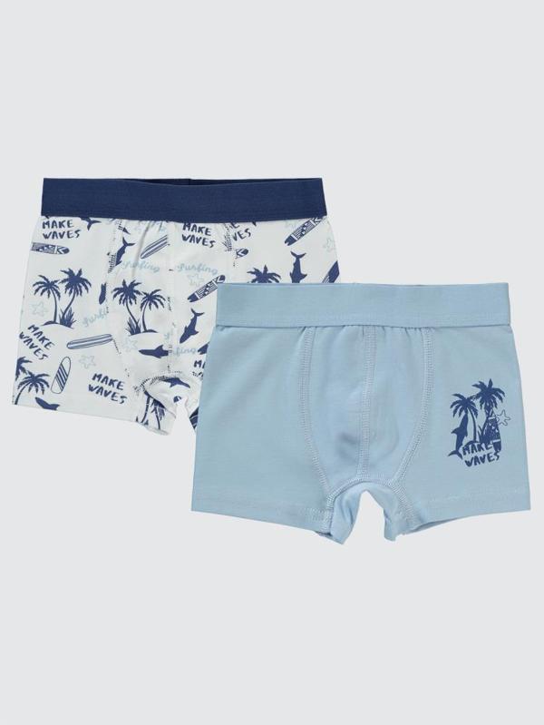 Civil Boys Palmiye 2-10 Yaş 2'li Boxer Set - Standart4-5 Yaş - Image 1